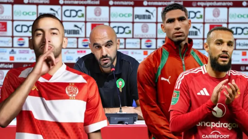 الركراكي يعلق على انتقال زياش إلى الوداد.. ويتحدث عن بدائل حكيمي