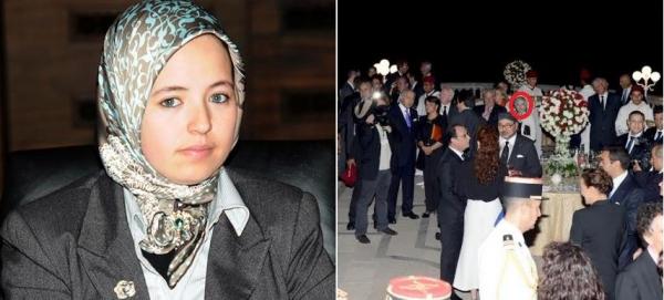 حسناء " البيجيدي " في ضيافة القصر الملكي ، تتحدث عن تواضع الملك