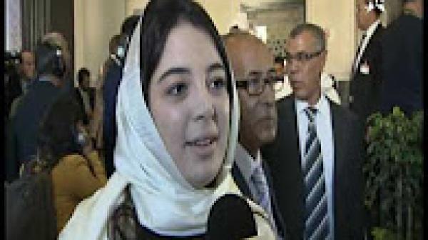 شاهد أول ظهور اعلامي لوئام لمحرشي أصغر برلمانية بالمغرب