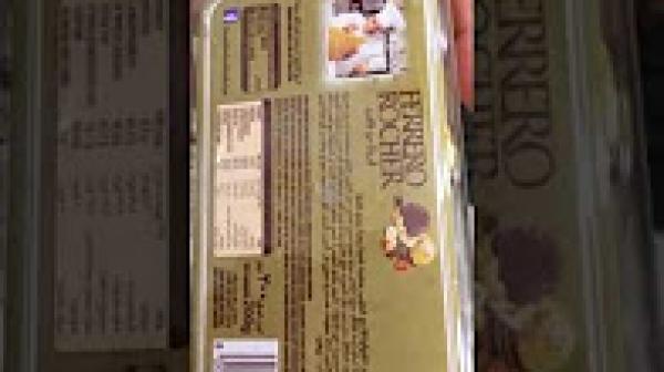 شاهد ماذا وجد هذا الشخص في شكولاتة "فيريرو روشي"