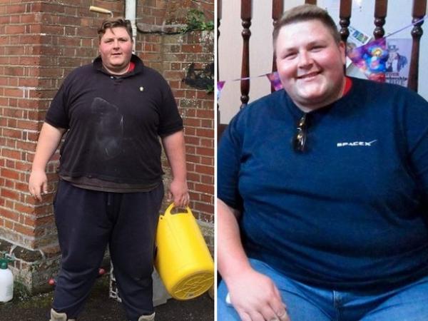 يخسر نحو 130 كيلوغرام من وزنه الزائد ليتمكن من الجلوس في مدرجات ملعب الركبي