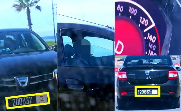 فضيحة.. ابن نائب رئيس الهرهورة يستغل سيارة الجماعة وكاميرا مواطن توثق السرعة الجنونية التي يسير بها (فيديو)