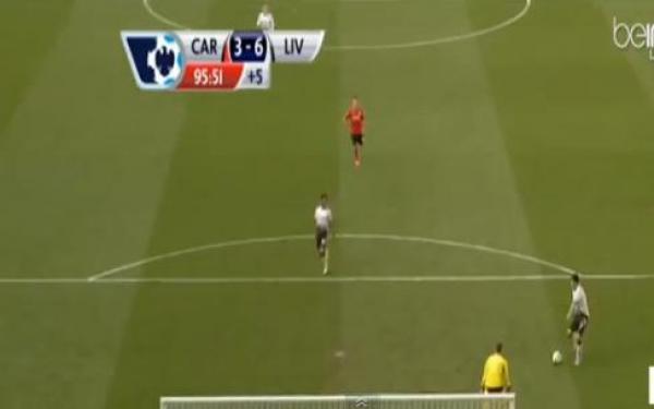 هدف سواريز وتلاعبه بحارس كارديف سيتي