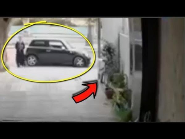 شاهد مغربية تسرق ممتلاكات الغير لتزيين بيتها بواسطة سيارتها “ميني كوبر”