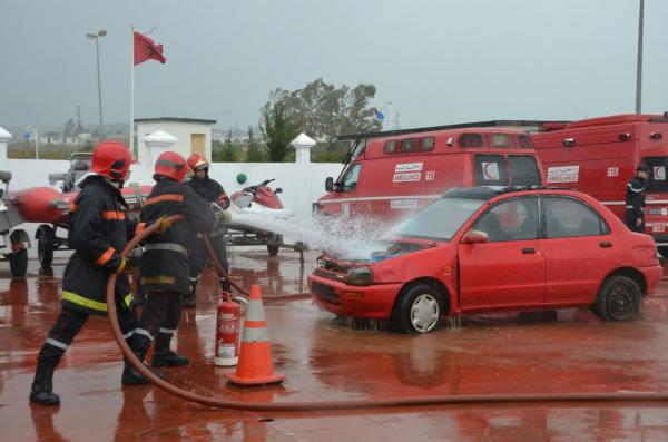 عامل إقليم المضيق الفنيدق يترأس بمقر القيادة الإقليمية للوقاية المدنية بالمضيق الحفل العالمي لرجال الوقاية المدنية