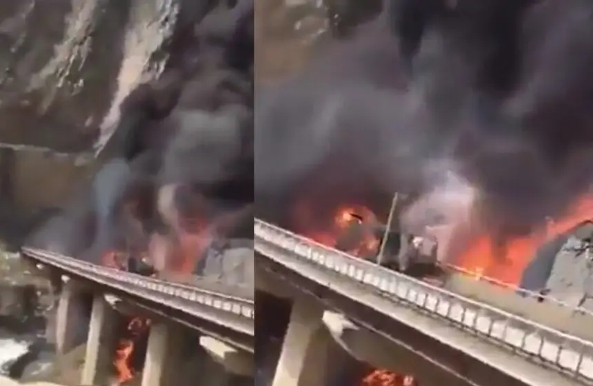 مصرع عشرات المعتمرين في حادث مروع بالمدينة المنورة(فيديو)