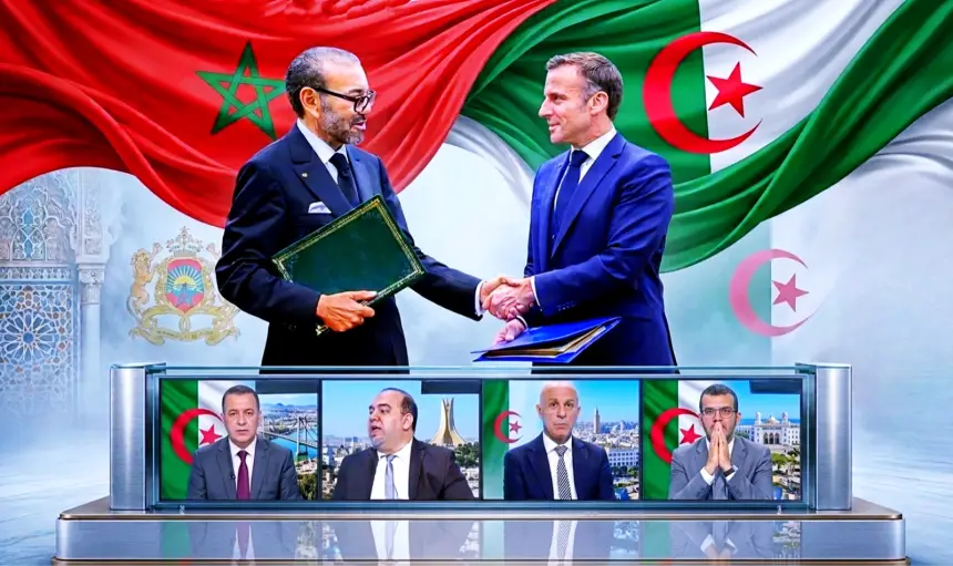 بالفيديو.. إعلام الكابرانات يصل مرحلة "الفجور السياسي" والتحالف المغربي الفرنسي يزلزل أركان قصر "المرادية"