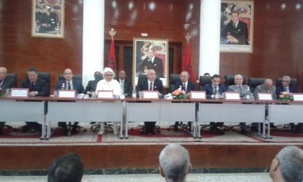 الشرقي الضريس يشرف على تنصيب والي جهة بني ملال خنيفرة  محمد الدردوري  بمقر الولاية 