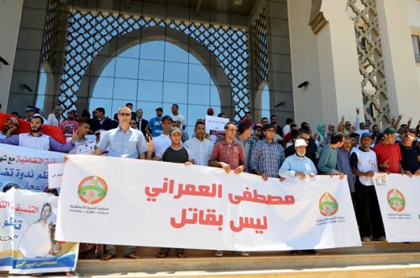 بالصور : "أخبارنا" تنقل لكم من عين المكان كواليس ما قبل محاكمة مصطفى العمراني