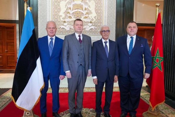 دعم الوحدة الترابية للمملكة..تفاصيل اللقاء الذي جمع "الطالبي العلمي" و" Raivo Tamm "