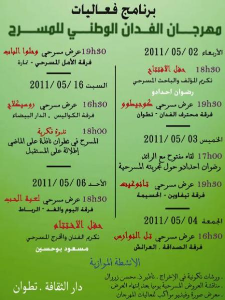 افتتاح الدورة الثالثة من مهرجان الفدان الوطني للمسرح بعد غد الأربعاء