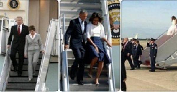 شاهد.. الفرق بين «ترامب» و5 رؤساء آخرين في صورة واحدة