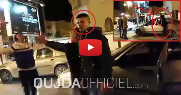 مرة أخري بوجدة.. "شفار" بوجهه المكشوف يسرق هاتفا تحت أنظار الوجادة