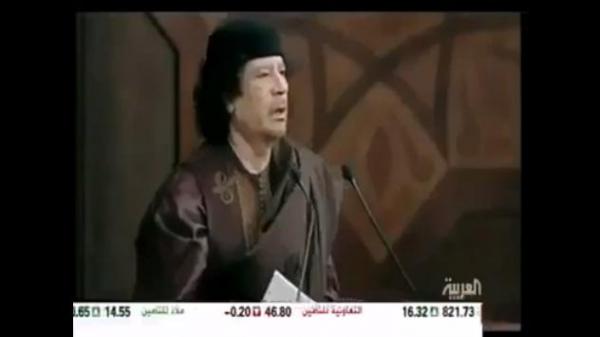 أصدق كلمة قالها القذافي‬ 