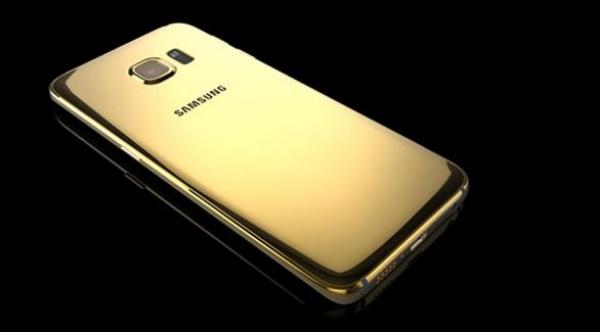 بالصور: "غالاكسي إس 6" و"إس 6 إيدج" مطليان بالذهب