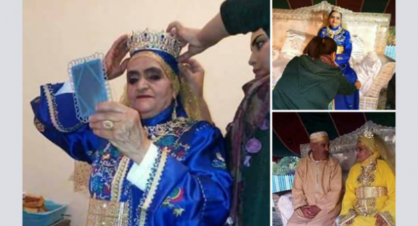 باقي الخير..سيدة ميسورة بأوربا تعقد قرانها على مسن بدار العجزة بأكادير"صور"