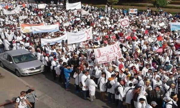 تنسيقية الأساتذة المتدربين تنفي عودتها للاحتجاج في الوقت الراهن