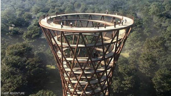 الدنمارك تشيد ناطحة سحاب خشبية وسط غابة