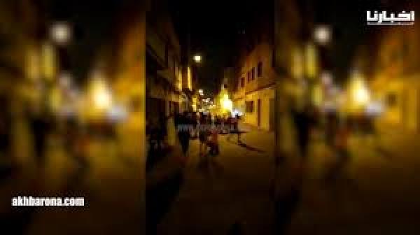 شاهد لحظة سقوط عمارة بحي سباتة بالدار البيضاء