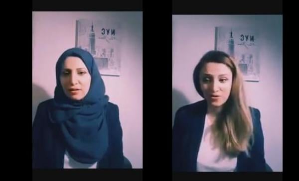 لاجئة سورية بالسويد تقوم بخلع الحجاب على الهواء مباشرة‎