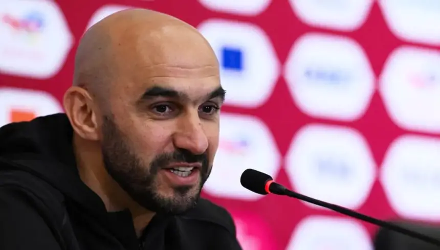 الركراكي قبل مباراة الافتتاح: لا أخاف من الضغط ونجحت في تغيير عقلية الجمهور المغربي