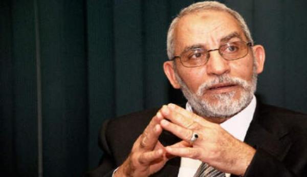 محمد بديع : لقد قتلتم ابني وحرقتم منزلي، لا أعترف بكم أو بالإنقلاب العسكري