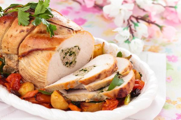 ديك رومي محشي بطريقة مغايرة