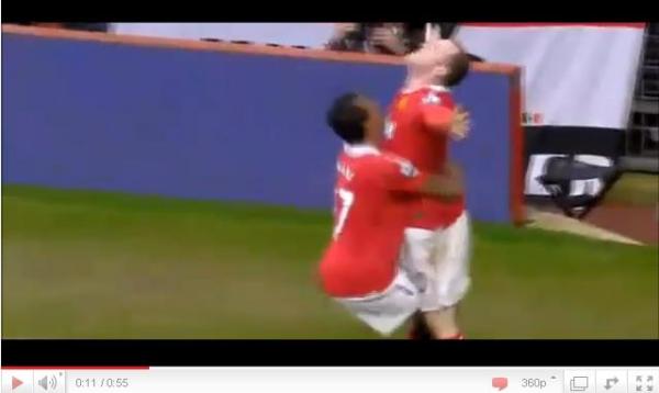 هدف روني المذهل ضد مانشسترسيتي