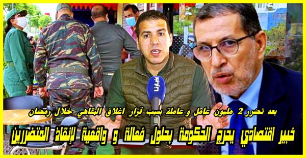 خبير اقتصادي يقدم حلولا واقعية لحماية حوالي مليونَي مغربي سيصبحون بلا مورد رزق خلال رمضان