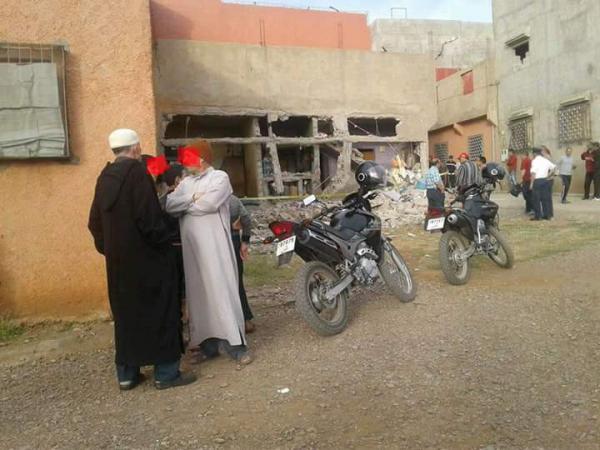 يا ربي السلامة... انفجار قنينة غاز صغيرة يتسبب في إصابات و انهيار منزل