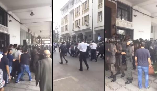 تنفيذ حكم إفراغ مقر الإتحاد العام للشغالين بالمغرب