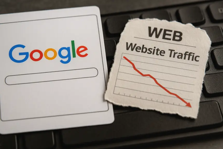 انخفاض زيارات غوغل يثير قلق المواقع الإلكترونية وسط صعود الذكاء الاصطناعي