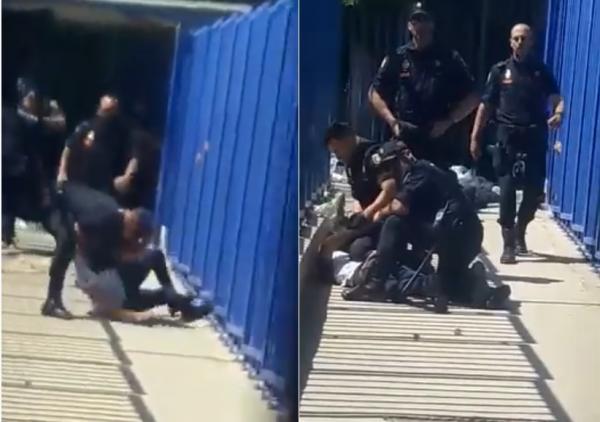 شرطة مليلية تعنف شابين بالمعبر الحدودي