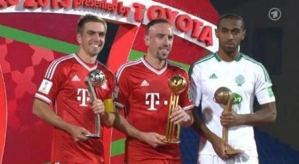 ريبيري أفضل لاعب في مونديال الأندية وياجور ثالثا