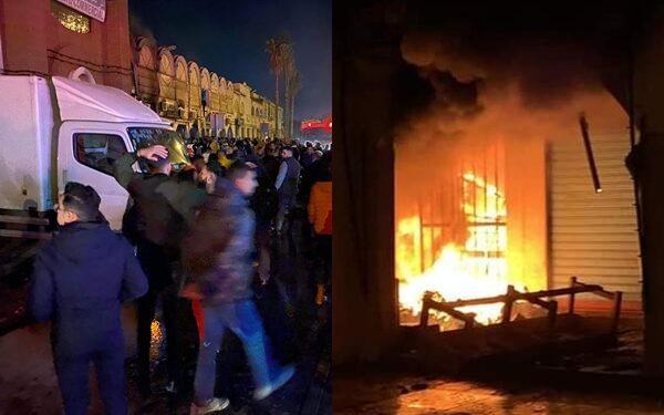 مؤسف جدا...اعتقال أشخاص حاولوا استغلال حريق سوق الناظور لسرقة مقتنيات ثمينة