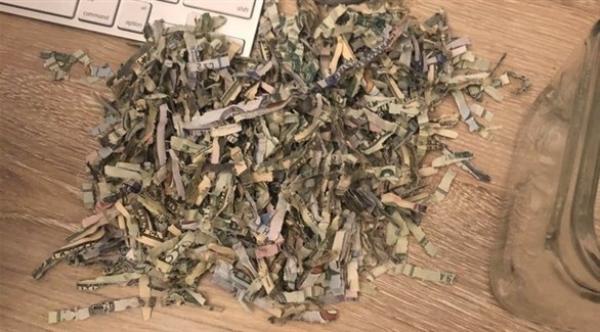 بالفيديو: طفل يضع 1000 دولار في آلة تمزيق الورق