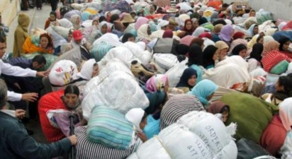 مؤلم جدا..."حجرة" تنهي حياة سيدة تعمل في التهريب المعيشي بمعبر باب سبتة