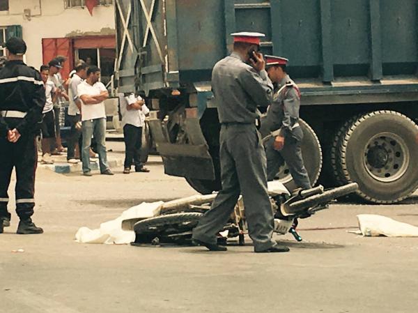 شاحنات " الرعب " تستمر في إزهاق مزيد من الأرواح و في الحصيلة مقتل شاب آخر بطريقة بشعة‏