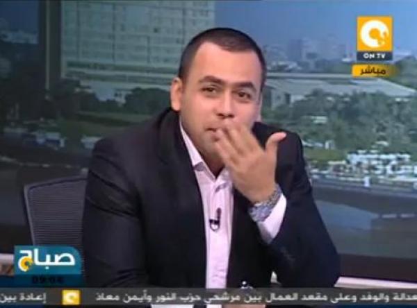 مذيع في قناة مصرية : إحلقوا شنبكوا يارجالة 