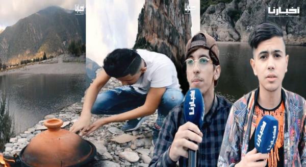 "واد إفرطن" وجهة لعشاق الطبيعة والسياحة الجبلية شمال المملكة