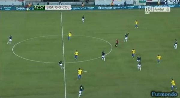 أهداف مباراة البرازيل و كولومبيا 1-1