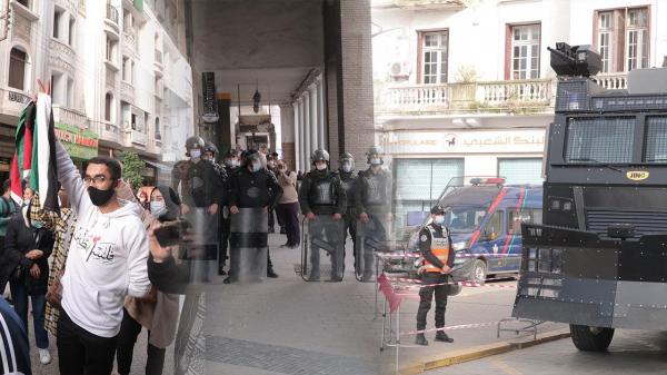 منع وقفة احتجاجية بالدار البيضاء ضد التطبيع