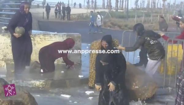 بالفيديو .. من قلب تسونامي مسجد الحسن الثاني