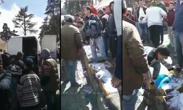 محتجون يرغمون تجار السمك على مغادرة السوق نواحي الحسيمة