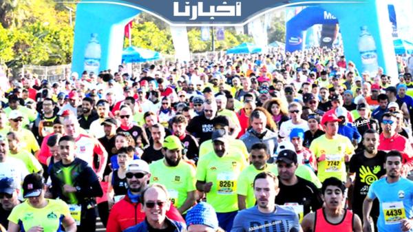 عداؤون مغاربة يعتلون منصة التتويج في مارطون مراكش