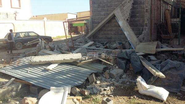 سلطات بني ملال تهدم محلات تجارية في طور البناء