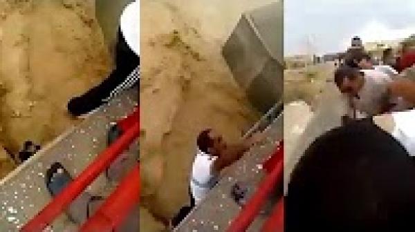 موقف بطولي لرجل مغاربي انقد طفلا من موت محقق ... قمة الشجاعة