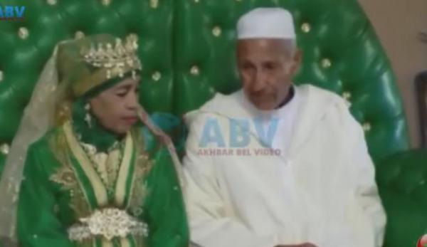 بالفيديو: حفل زفاف كوبل آخر تزوج فدار العجزة يثير ضجة بالفايسبوك