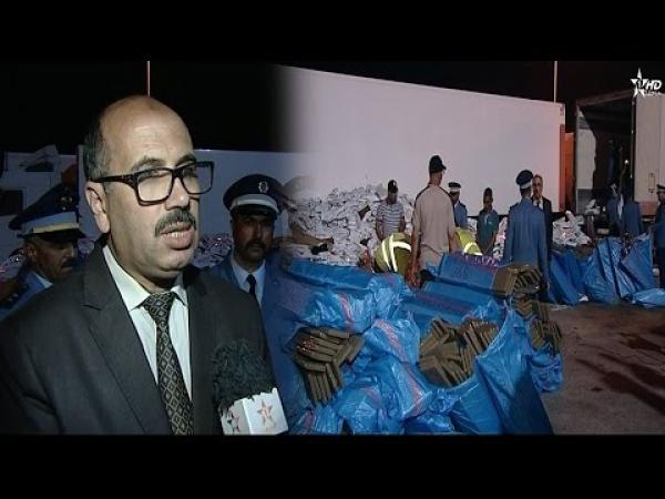 الأمن المغربي يجهض عملية كبيرة لتهريب المخدرات بالمعبر الحدودي بالكركرات