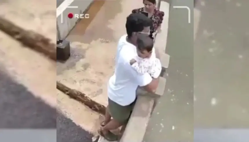 سيلفي كاد يودي بحياة رضيع والشرطة تتدخل في اللحظة الأخيرة